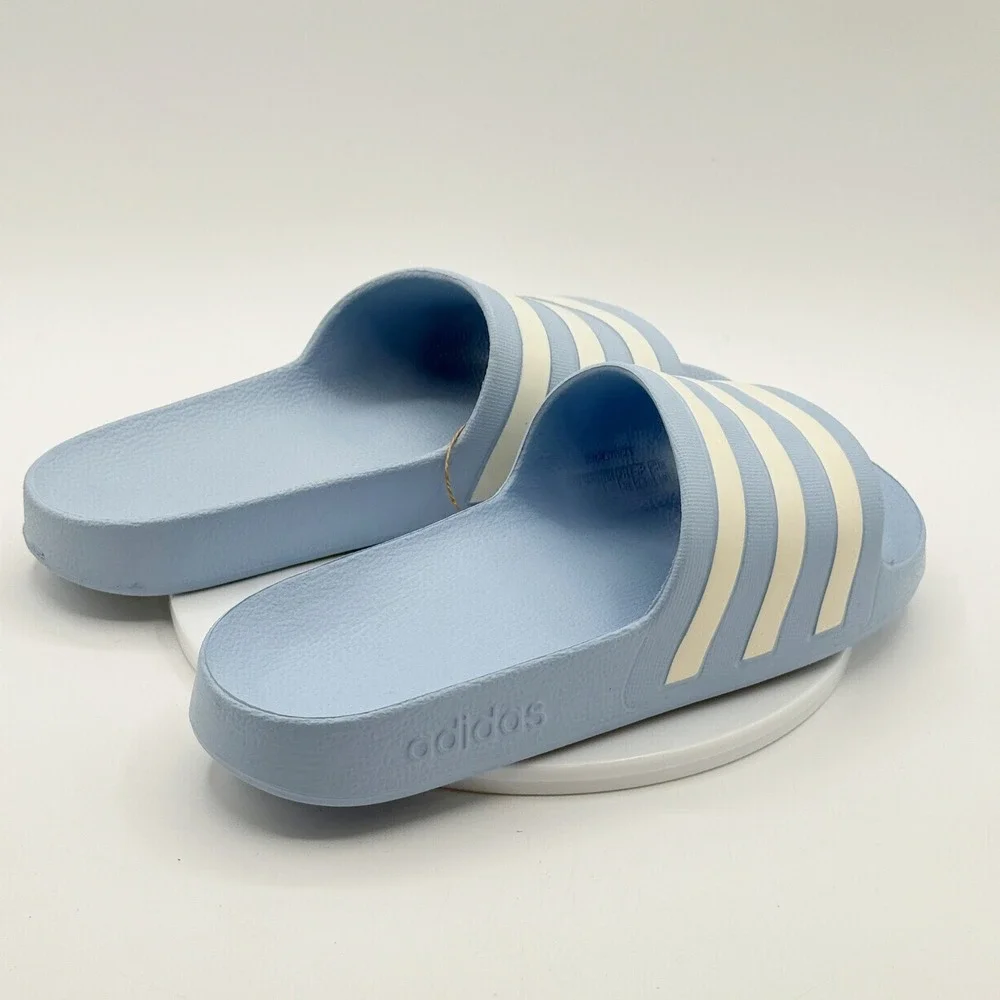 Adidas Adilette Aqua Slides Size 10 Mens Blue IE8919, NEW